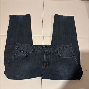 Boss Hugo Boss Kansas Regular Fit Straight Leg Blue Denim Jeans Men’s Size 40x32